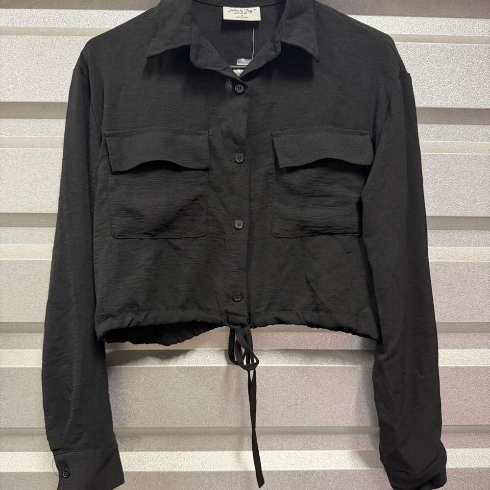 Jolie-joy Women's Black and Grey Shirt